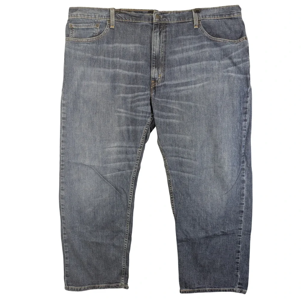 Levi's 505 Jeans Men's Size 48X29.5 (Tag‎ 44x30) Blue Regular Fit Straight Leg